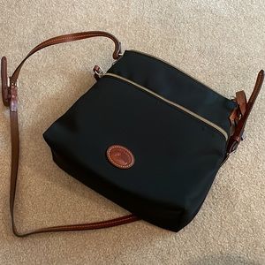 Dooney & Bourke nylon and leather crossbody bag